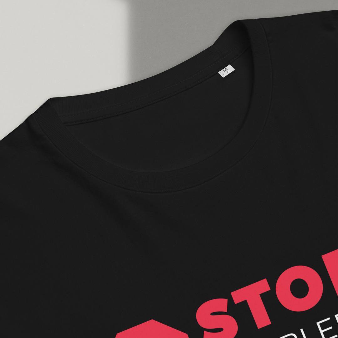 Camisa (Preta e Branca) - Stop the Bleed