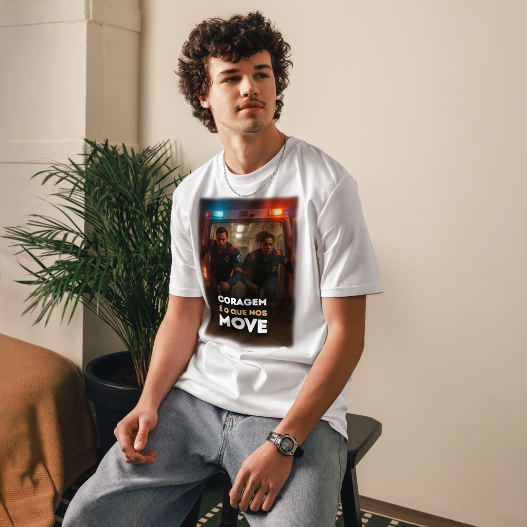 Camisa - Coragem é o que nos move