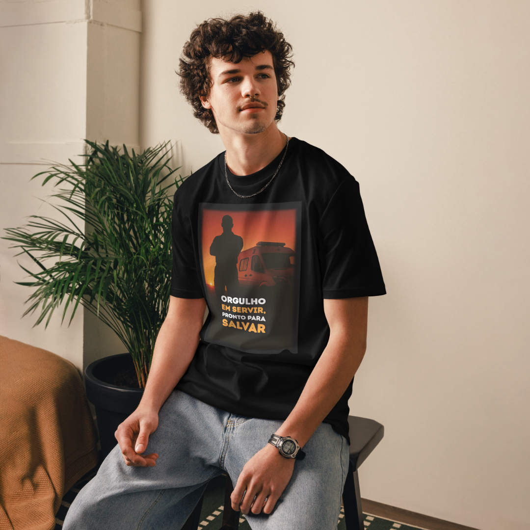 Camisa - Orgulho em servir, pronto para salvar