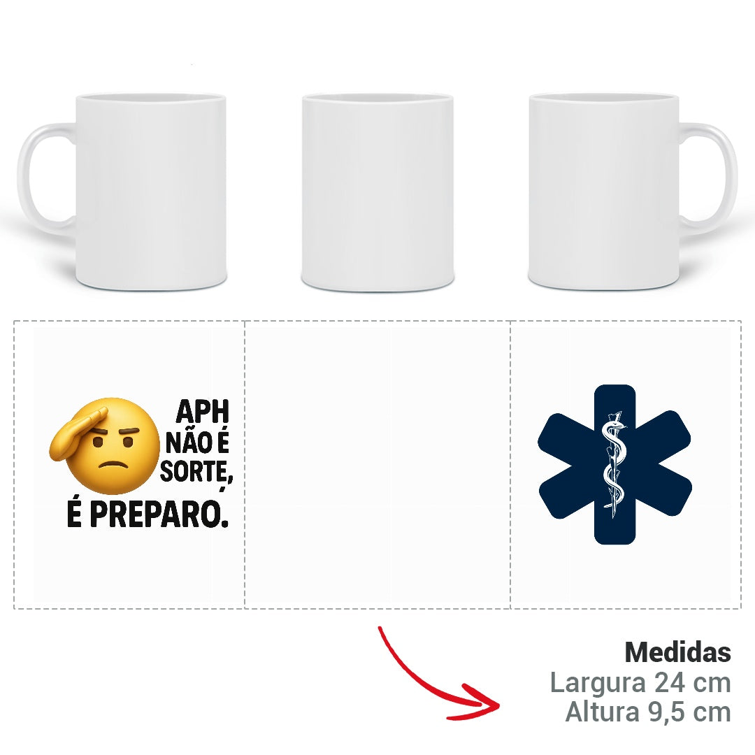 Xícara - APH não é sorte, é preparo
