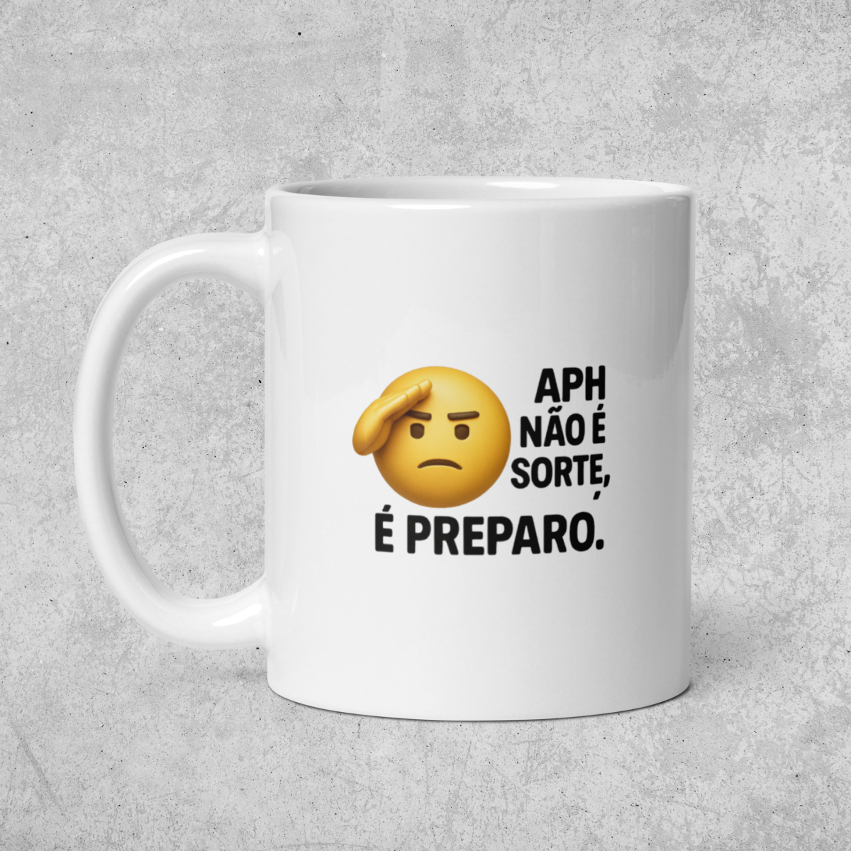 Xícara - APH não é sorte, é preparo