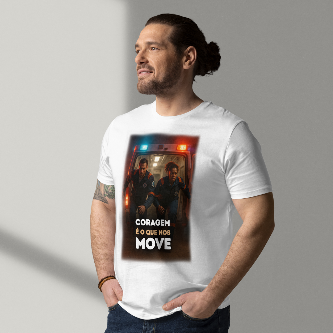 Camisa - Coragem é o que nos move