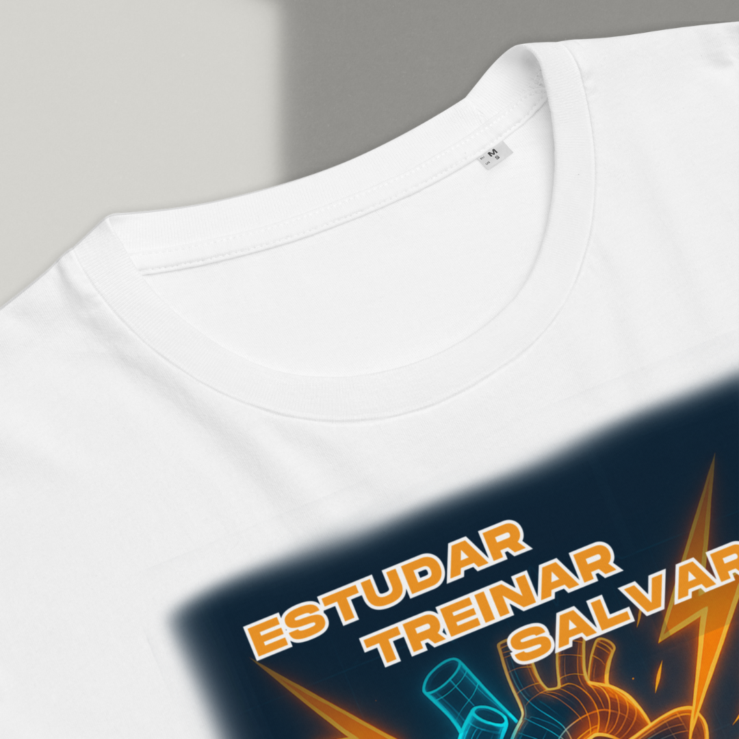 Camisa - Estudar, Treinar e Salvar