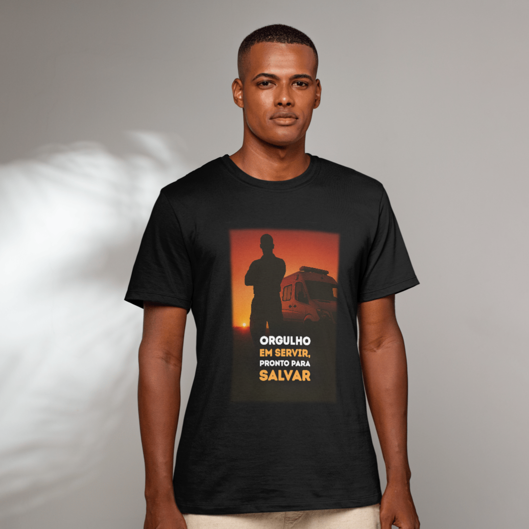 Camisa - Orgulho em servir, pronto para salvar