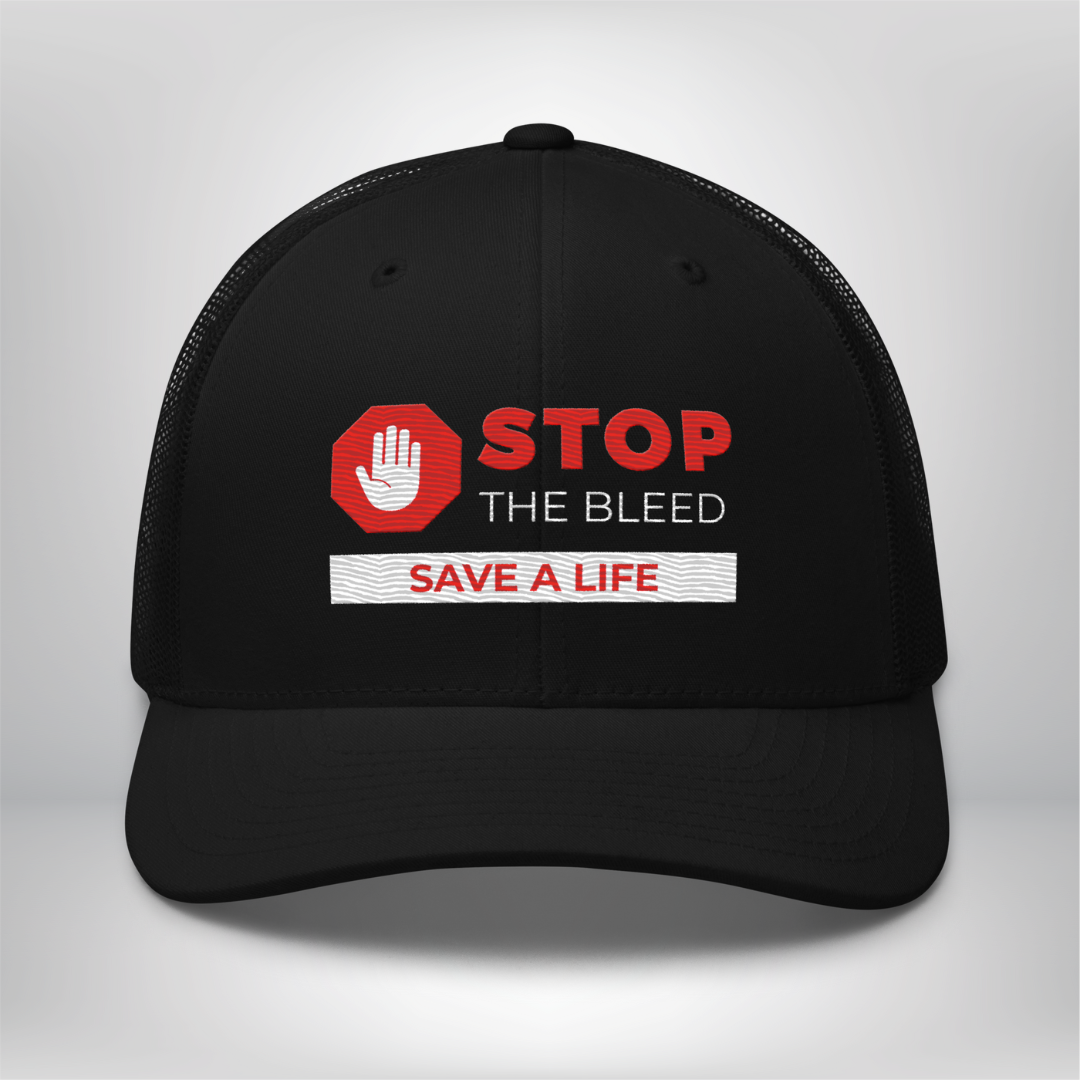 Boné Americano com Tela - Stop the Bleed