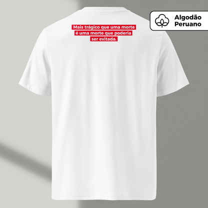 Camisa (Preta e Branca) - Stop the Bleed