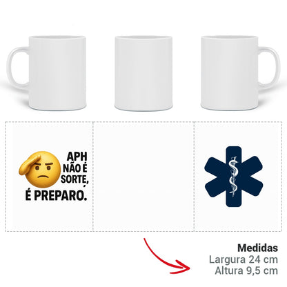 Xícara - APH não é sorte, é preparo