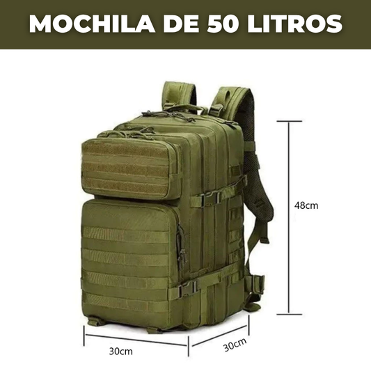 Mochila Militar Tática - 50 Litros