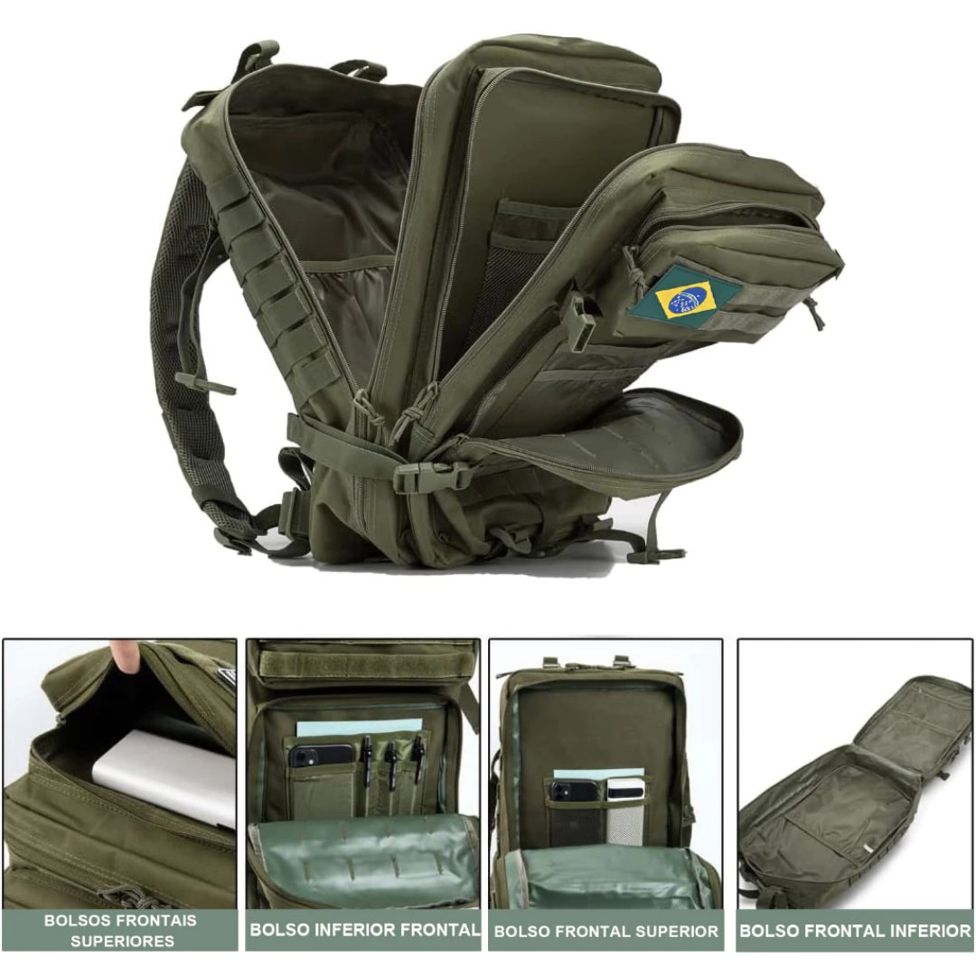 Mochila Militar Tática - 50 Litros