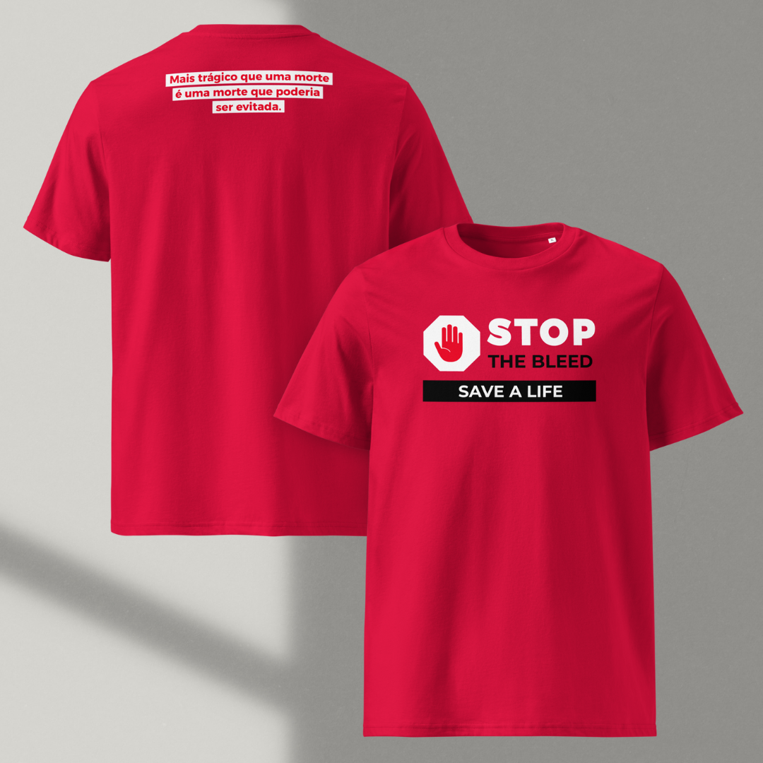Camisa (Vermelha) - Stop the Bleed