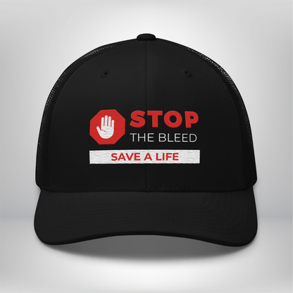Boné Americano com Tela - Stop the Bleed